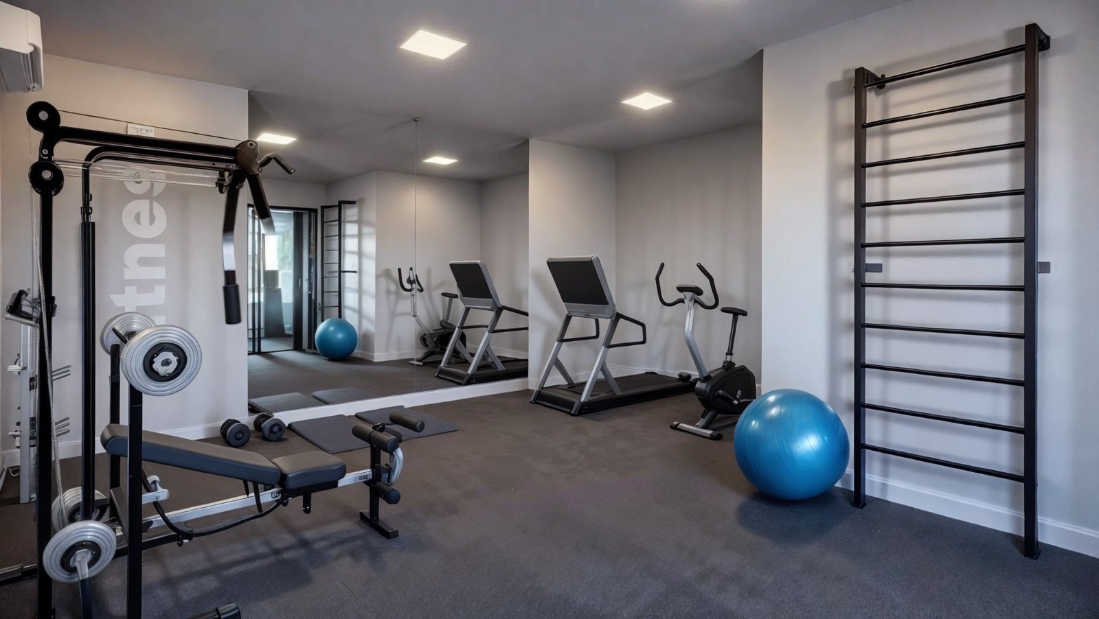 Espaço fitness do Mezzano